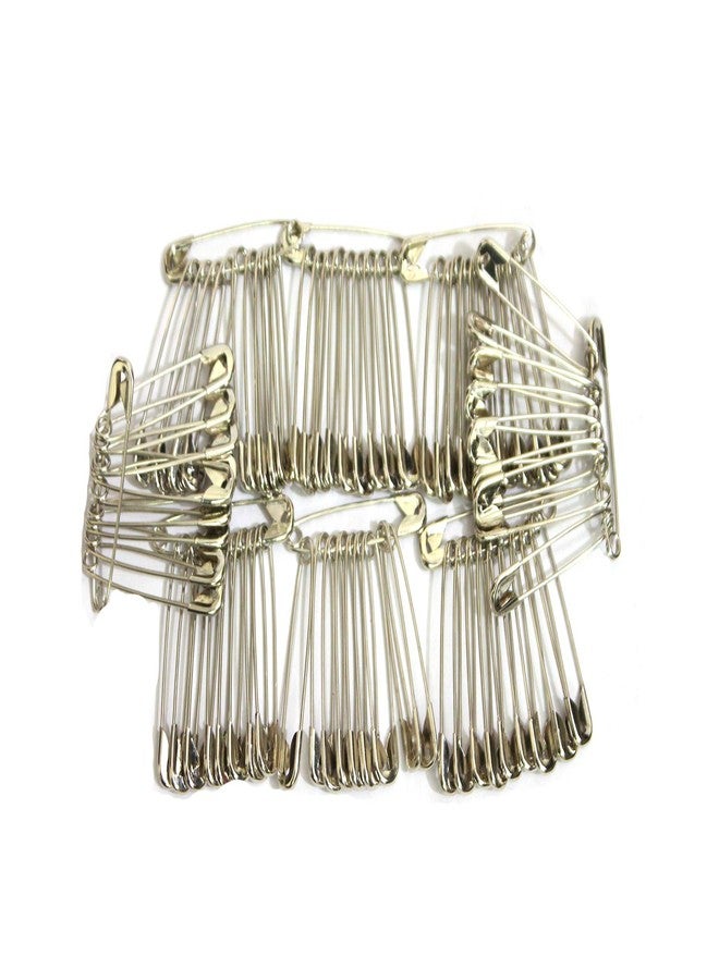 Kalaneet 80-Pcs Multipurpose (Size 4cm) Stainless Steel Safety Pins for Women and Girls - Image 1